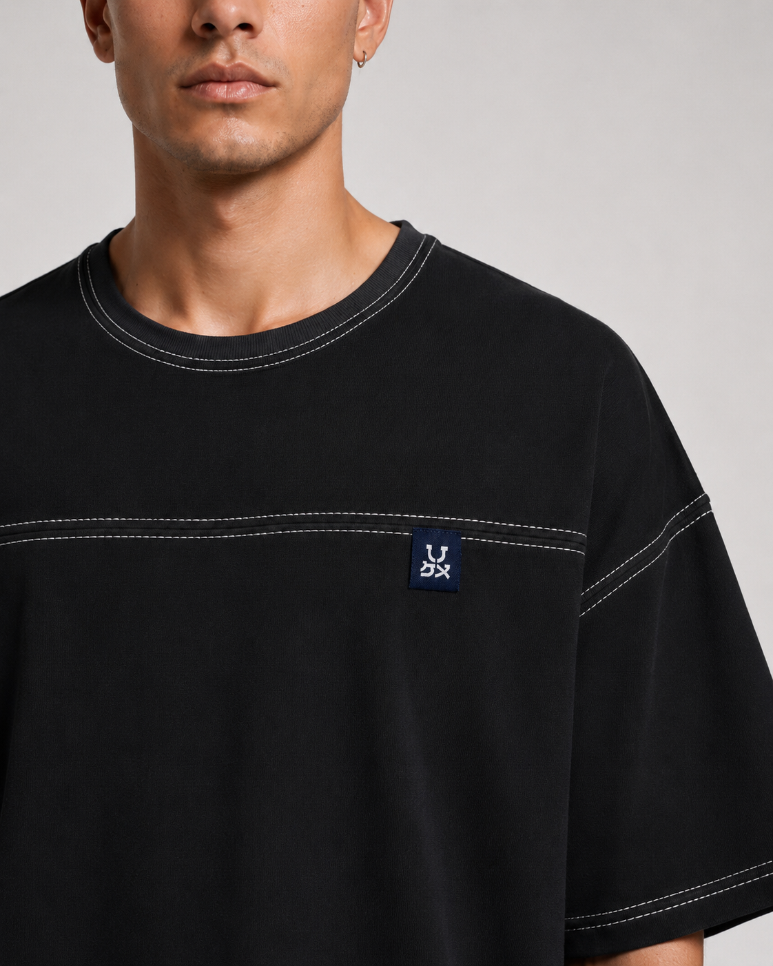 T-shirt with a logo