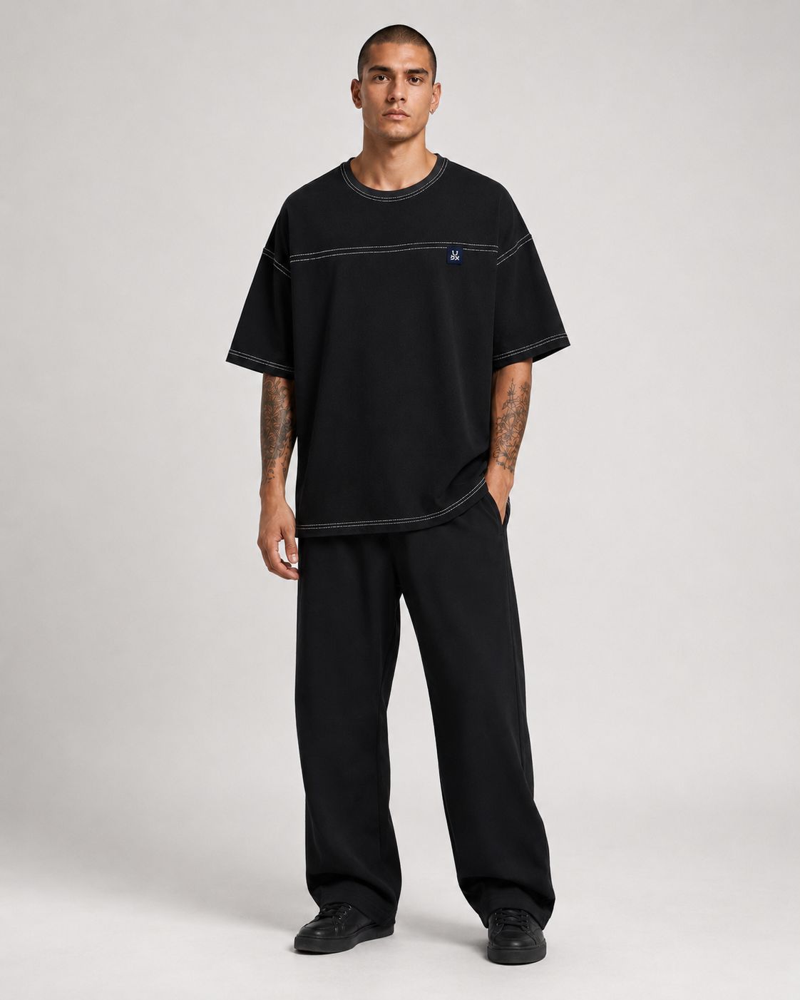 T-shirt with a logo